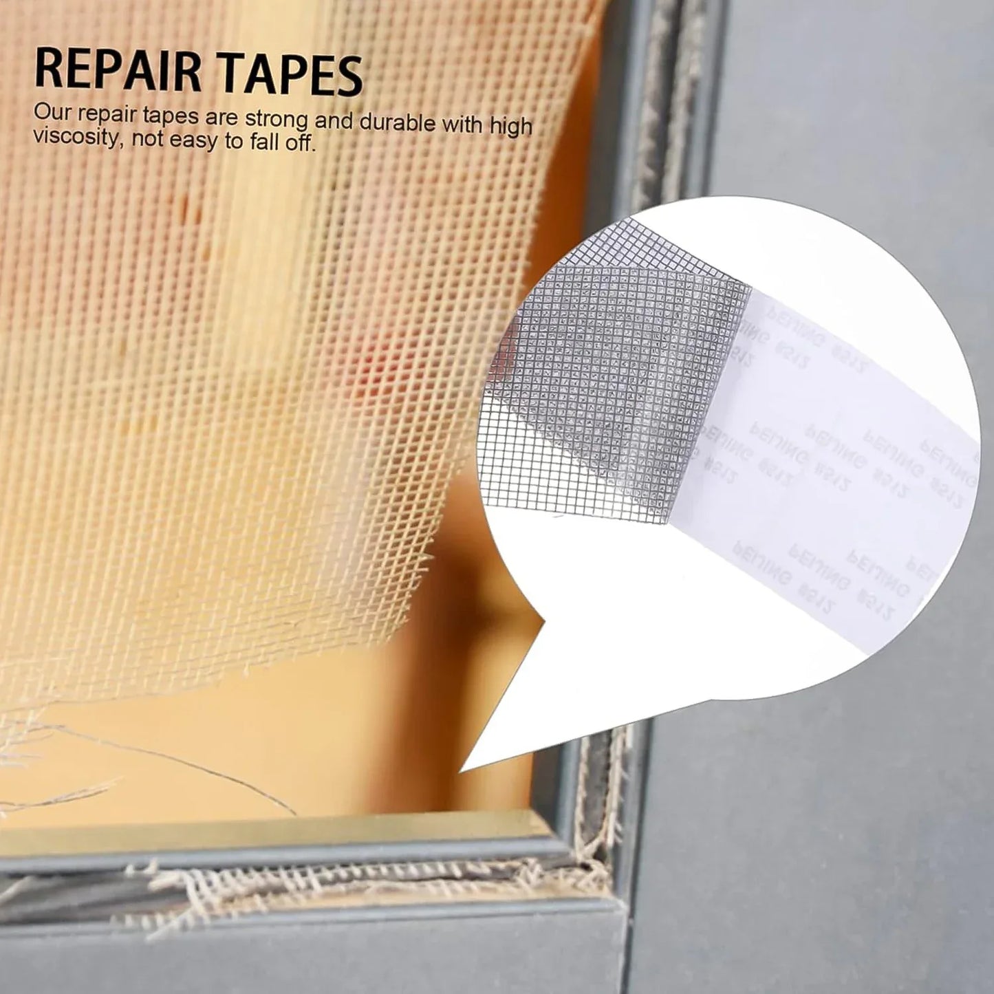 Self-adhesive Mosquito Net Repair Tape 2m X 5cm Roll 1 Pc - Zidbik