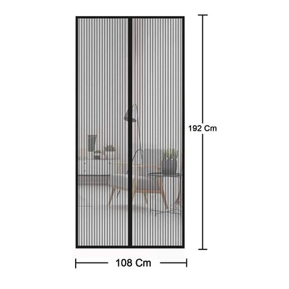Magic Mesh Hands-free Screen Door Instant Opening (1 Set) - Zidbik