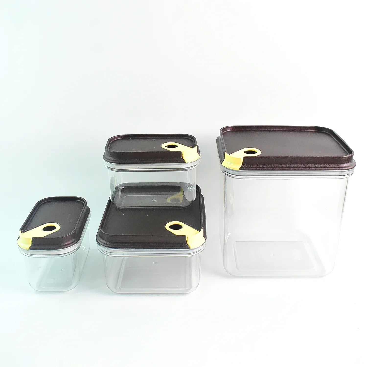 Ritu Push N Lock Airtight Food Storage Container Set (4 Pc) - Zidbik