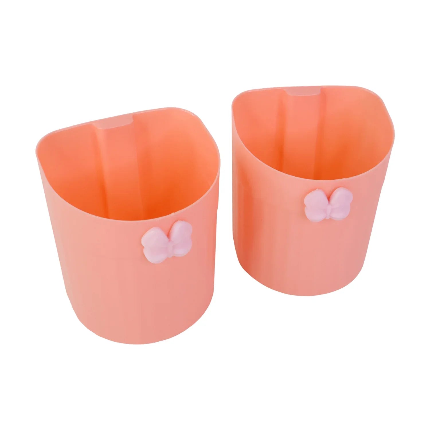 Premium Wall-mounted Toothbrush Holder With Butterfly Design (2 Pc) - Zidbik