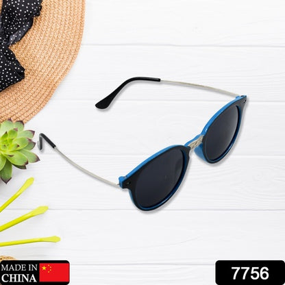 7756 Uv Protected Round Sunglasses Classic Sunglasses For Men  Women Lightweight - Zidbik