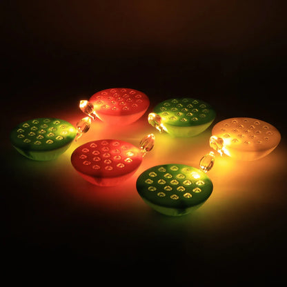 Set Of 6 Lotus Canopy Led Decorative Lamps - Zidbik