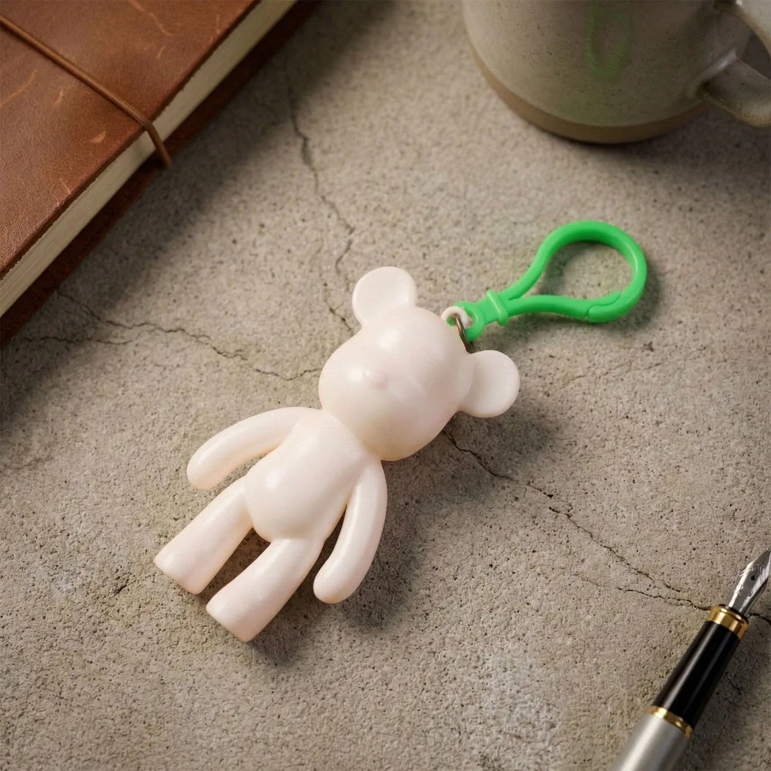 Cute Bear Shape Decorative Keychain (1 Pc) - Zidbik