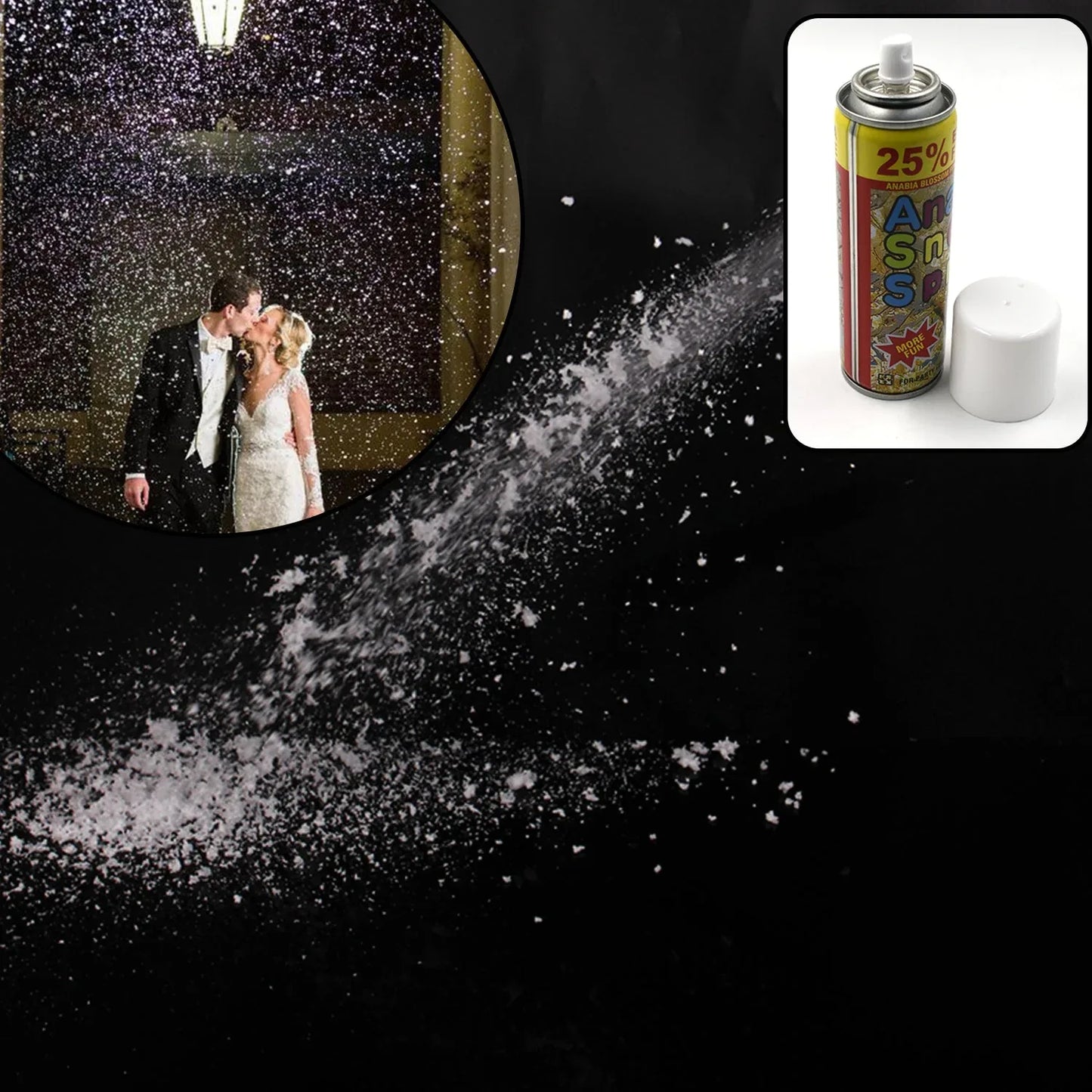 8071 Party Snow Spray Used In All Kinds Of Party And Official Places For Having Fun With Friends And Others. - Zidbik