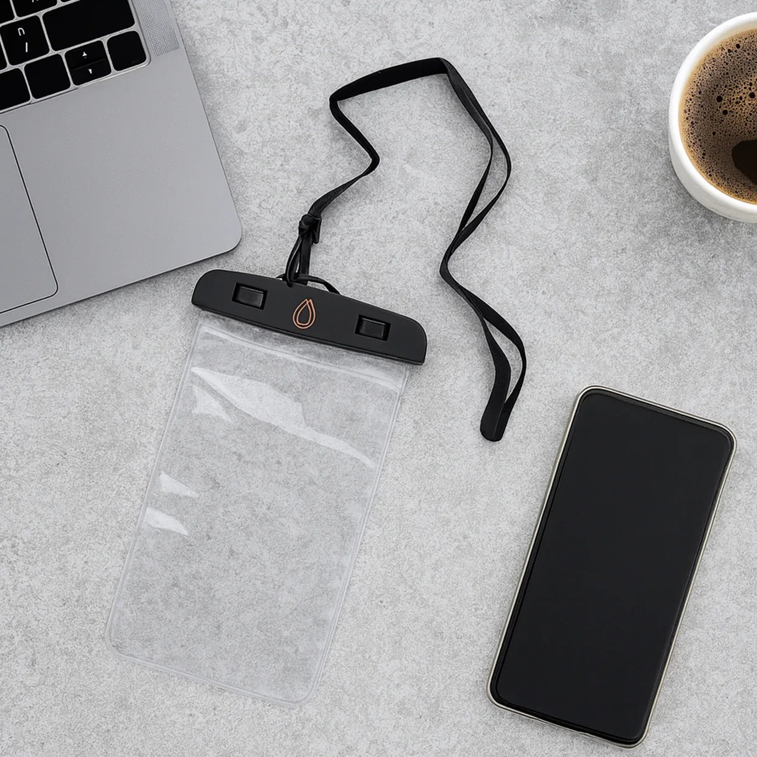 6922 Mobile Cover Pouch Transparent Waterproof Sealed Plastic Smartphone Protective Pouch Coverbag For All Mobile Phones - Zidbik
