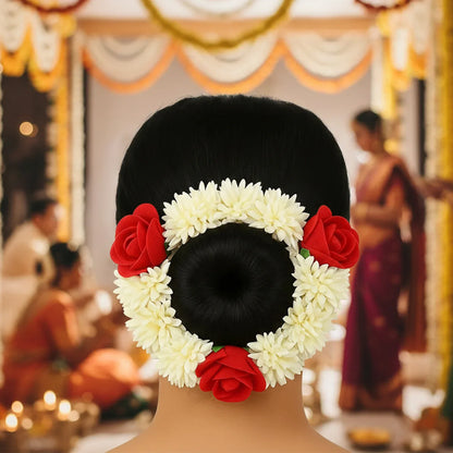 Traditional Artificial Flower Gajra (1 Pc) - Zidbik