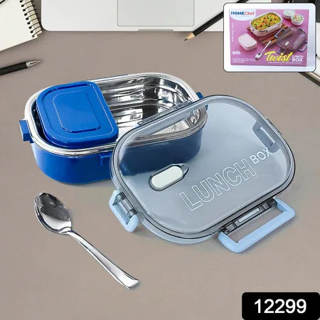 Home Chef Premium Airtight Steel Lunch Box - Zidbik