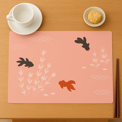 Decorative Dining Table Placemats With Elegant Design (4 Pc  45x35 Cm) - Zidbik