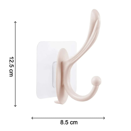 4687 Self Adhesive Plastic Wall Hook For Home - Zidbik