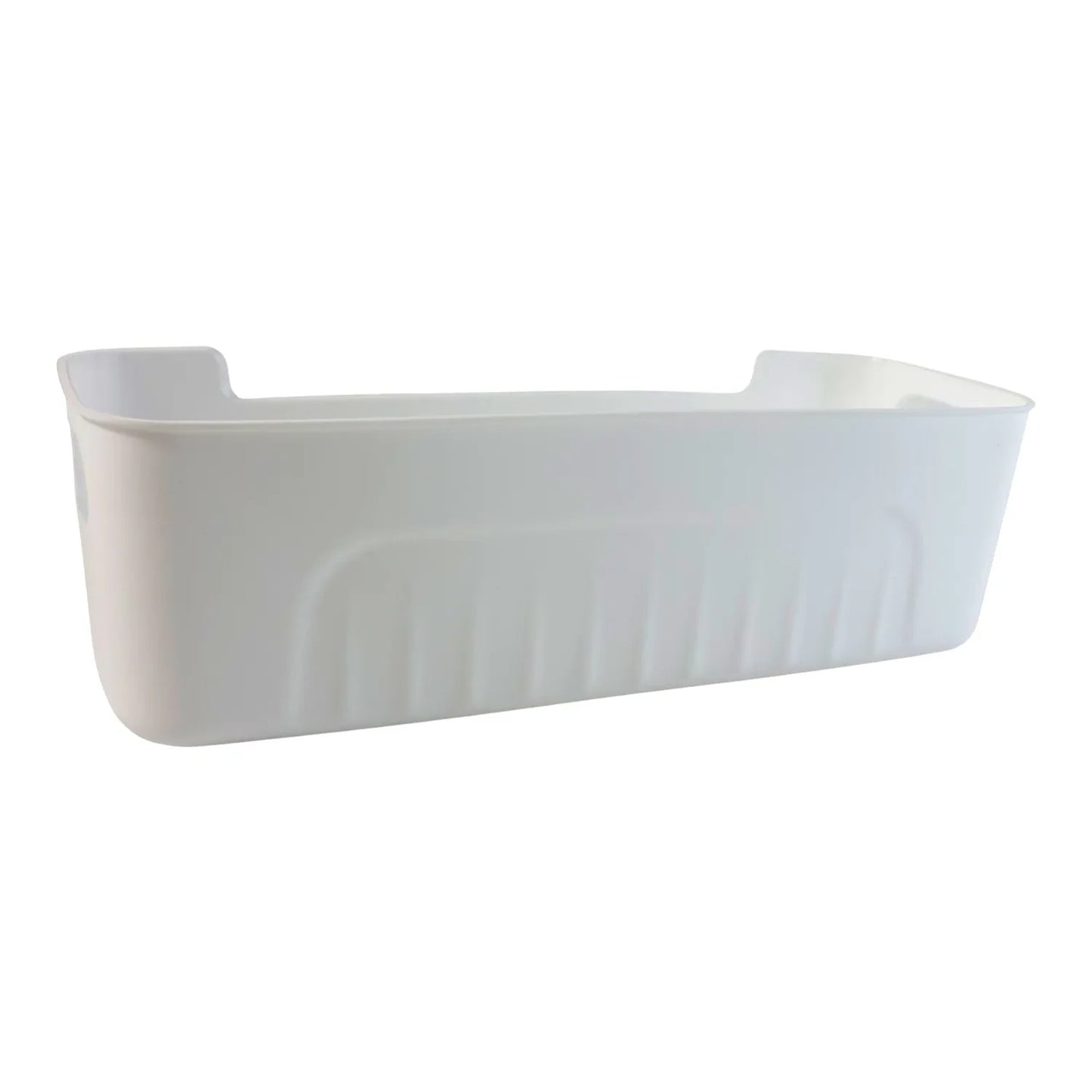 White Plastic Storage Basket Tray Set (4 Pcs) - Zidbik