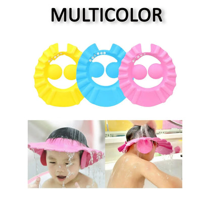 0378a Adjustable Safe Soft Bathing Baby Shower Cap - Zidbik