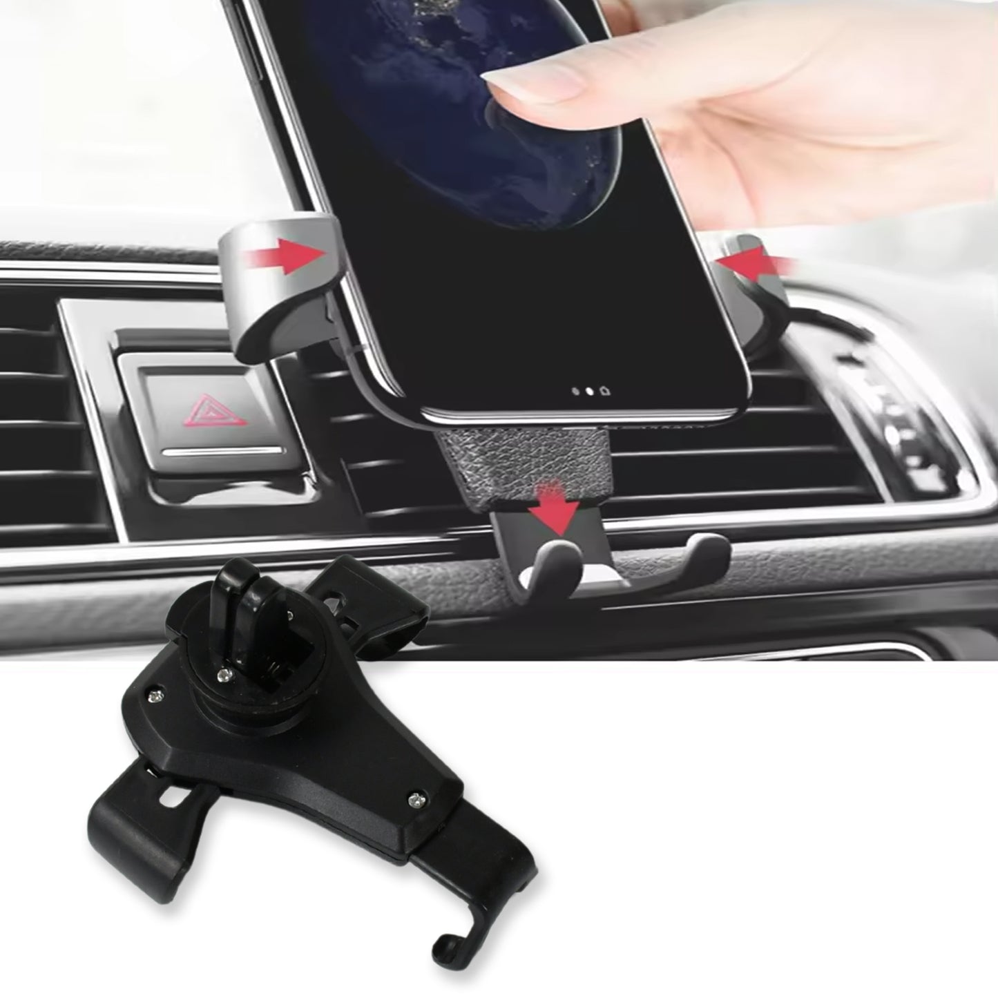 12747 Mobile Phone Holder For Car Phone Holder For Cars Cell Phone Mount For Car Multifunctional Car Mobile Phone Stand Car Cell Phone Holder Auto Phone Holder Air Outlet Car Holder - Zidbik