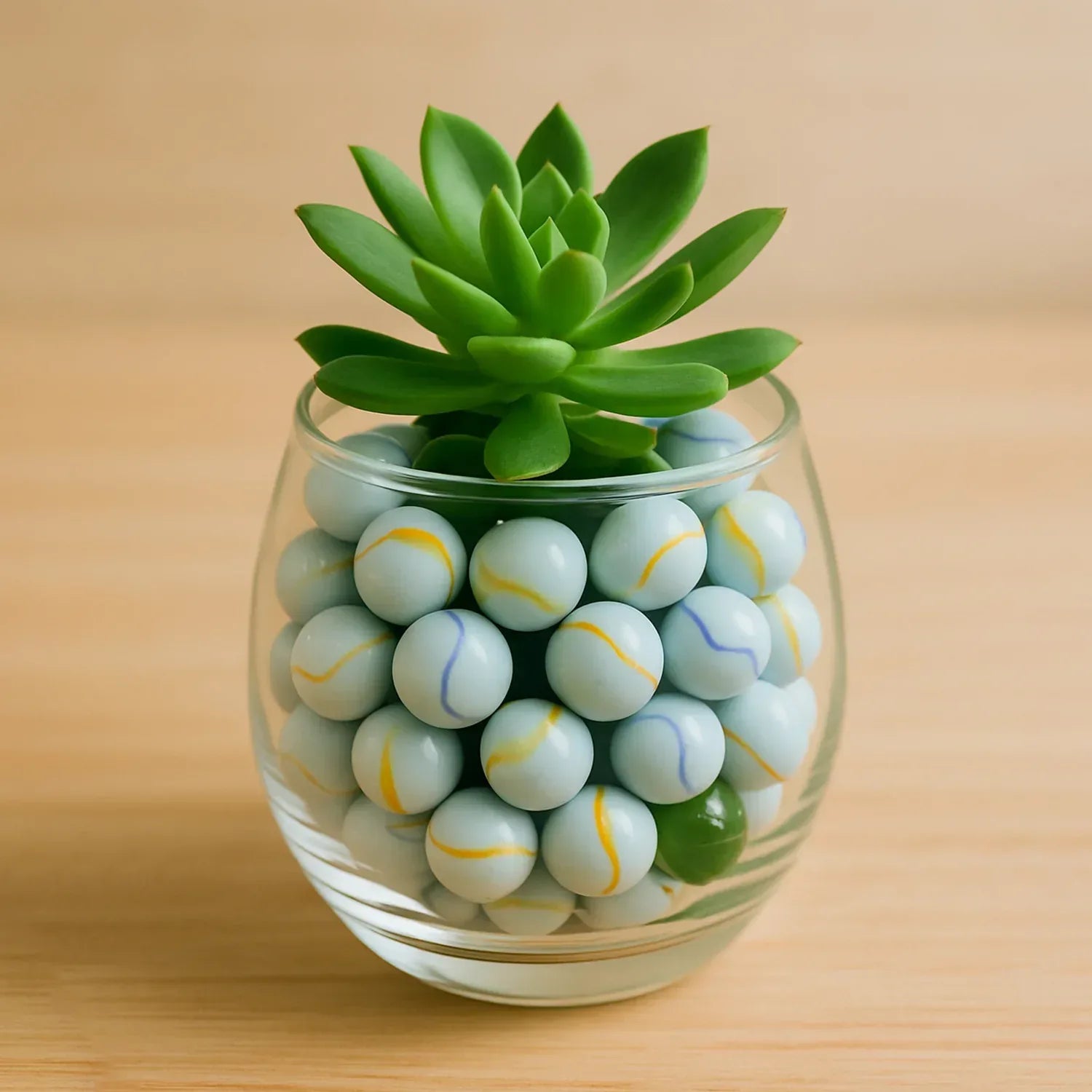 Classic Glass Marbles Pack Of Approx 30 Pc - Zidbik