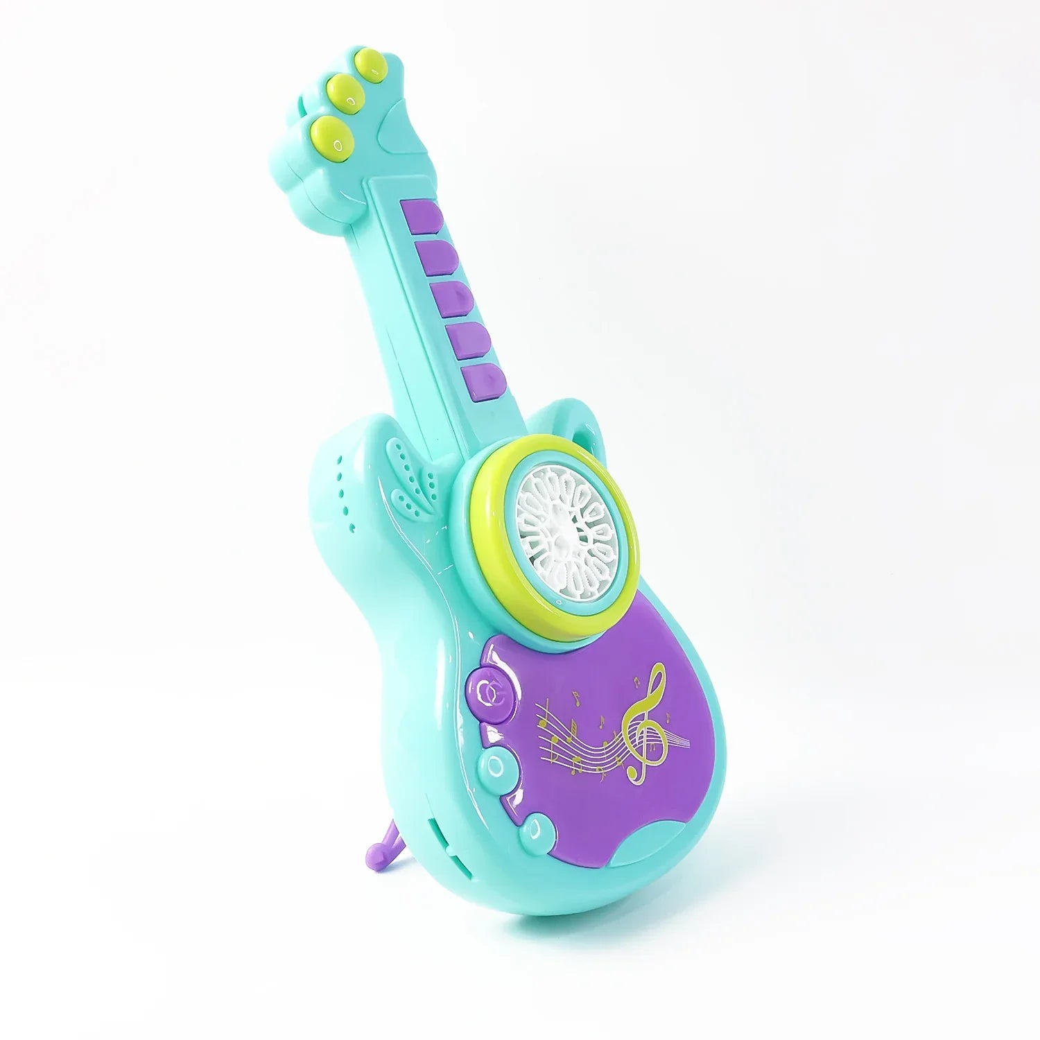 Electric Automatic Guitar-shaped Bubble Machine Set - Zidbik