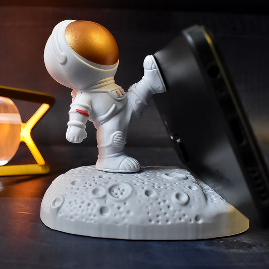 Mobile Holder Astronaut Phone Stand Planet Creative Fun 3d Design (1 Pc) - Zidbik