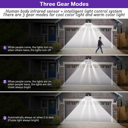 Bug Zapper Outdoor 2 In 1 Solar Mosquito Zapper Lamps (1 Pc) - Zidbik