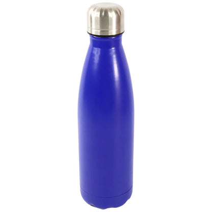 Stainless Steel Single Wall Water Bottle 400ml Approx - Zidbik