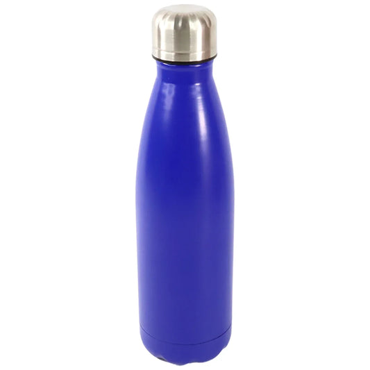Stainless Steel Single Wall Water Bottle 400ml Approx - Zidbik