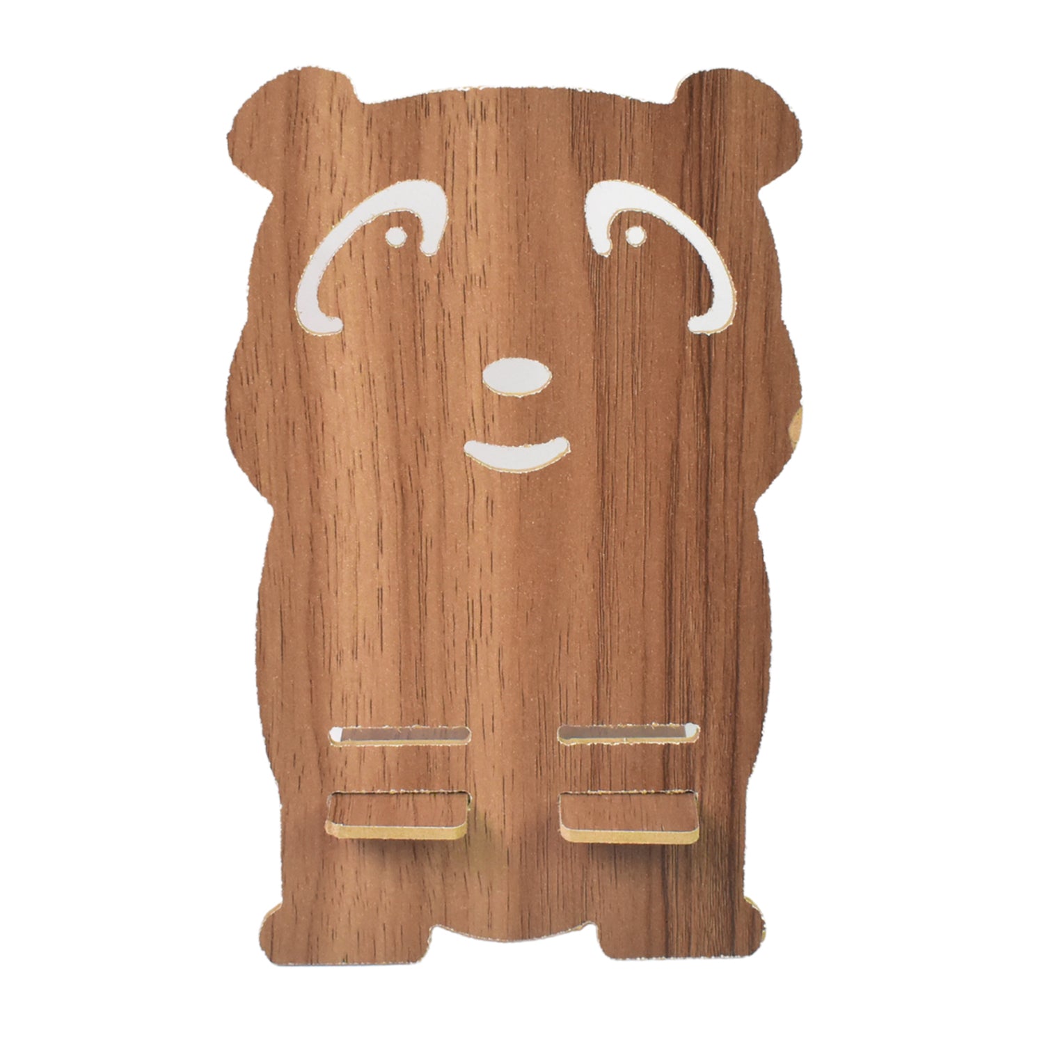 Wooden Cartoon Shape Design Mobile Stand  (1 Pc) - Zidbik