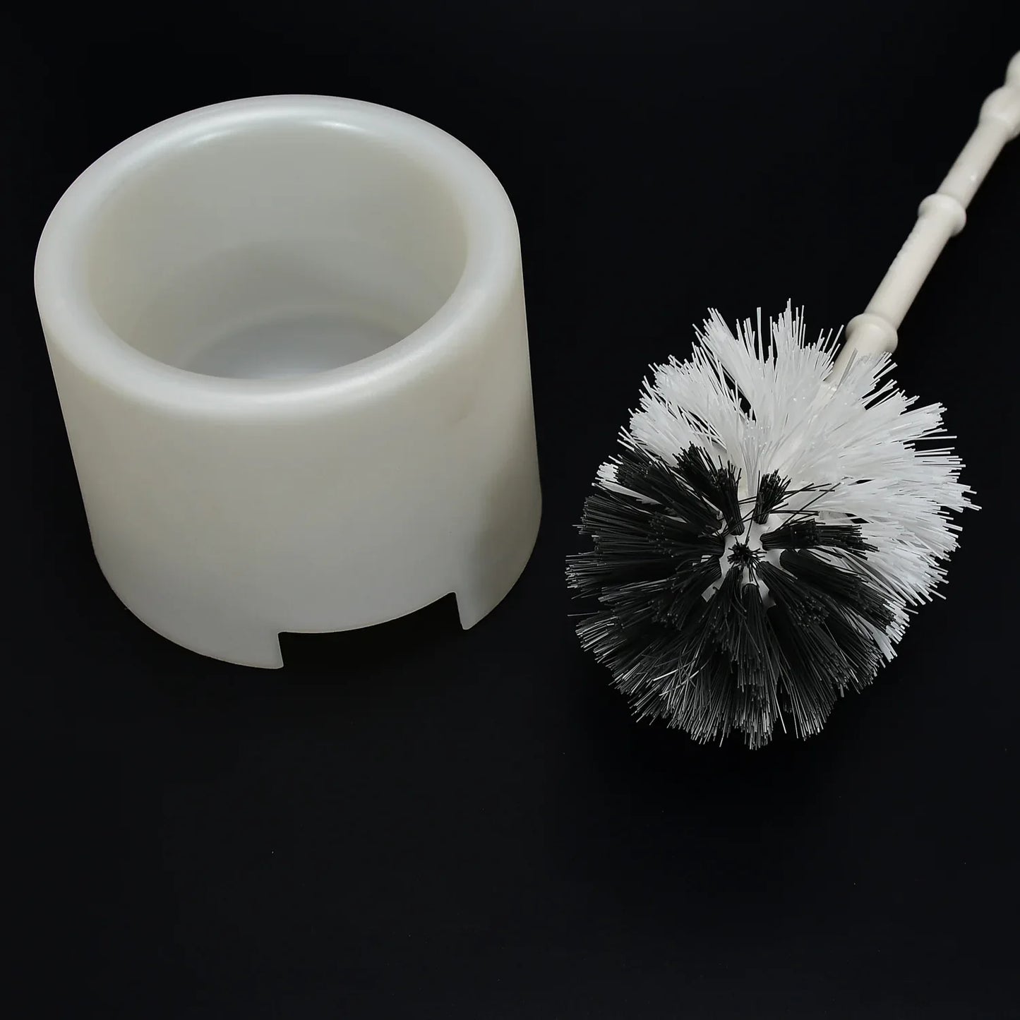 6615 Toilet Cleaning Brush With Potted Holder - Zidbik