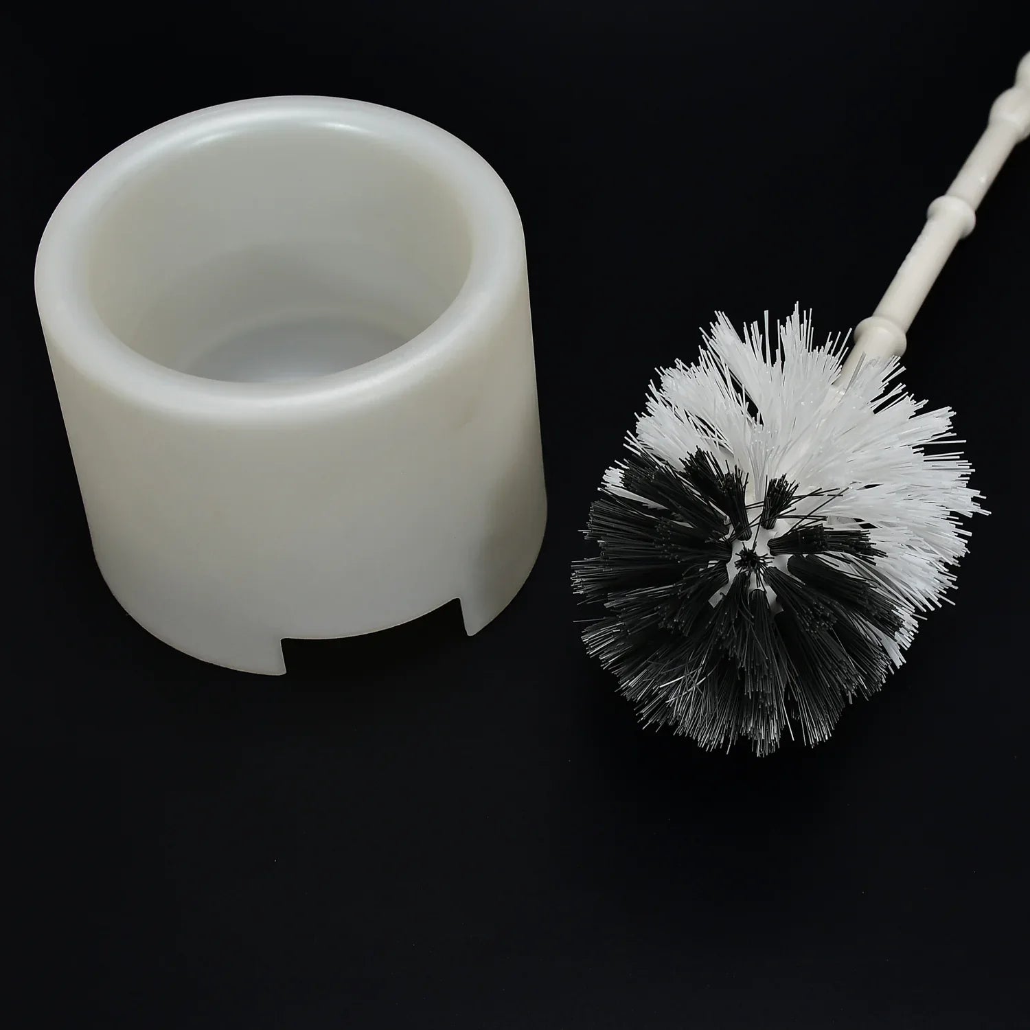 6615 Toilet Cleaning Brush With Potted Holder - Zidbik