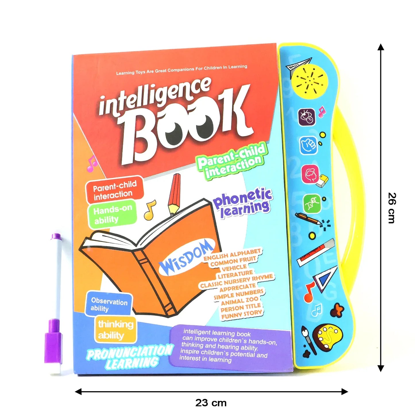 Interactive Intelligence Learning Book With Sound Phonics (1 Set) - Zidbik