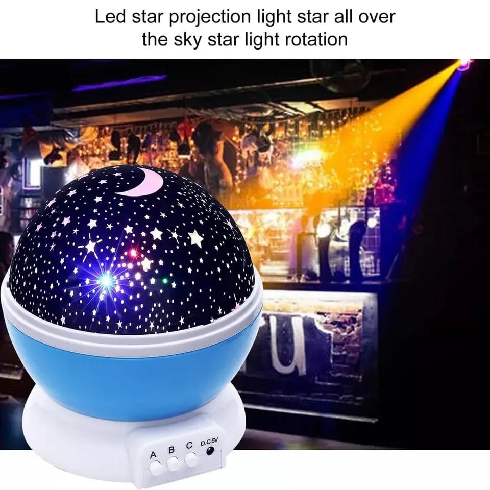 1234 Colour Changing Good Night Star Master Rotating Projection Night Lamp - Zidbik