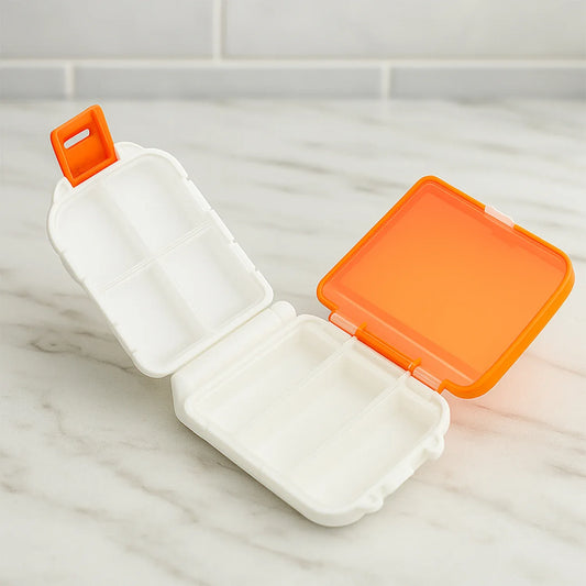 Portable Dual-sided Pill Organizer Box (1 Pc) - Zidbik