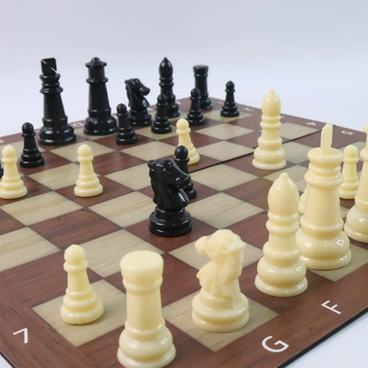 Chess Checkers 2-in-1 Travel Game - (1 Set) - Zidbik