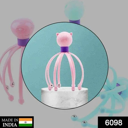 6098 Octopus Stress Relief Therapeutic Scalp Massager - Zidbik