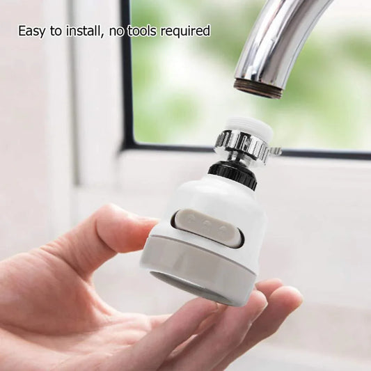 1589 Rotatable Splash Proof 3 Modes Water Saving Nozzle Filter Faucet Sprayer - Zidbik
