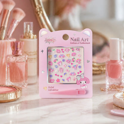 Cute Cartoon Nail Art Sticker Set (1 Set)