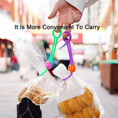 17570 Bag Clips Food Clips Multi-purpose Sealer Reusable Cable Ties Cord Organizer Bag Clips Food Clips For Home Kitchen Office (1 Pc) - Zidbik