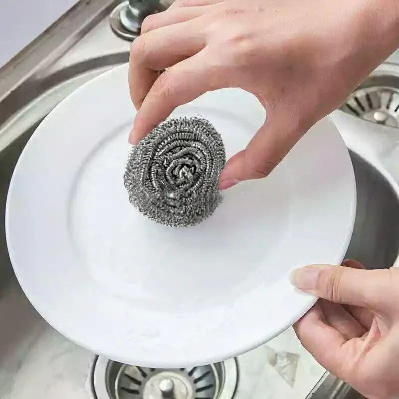 2383 Round Shape Stainless Steel Ball Scrubber - Zidbik
