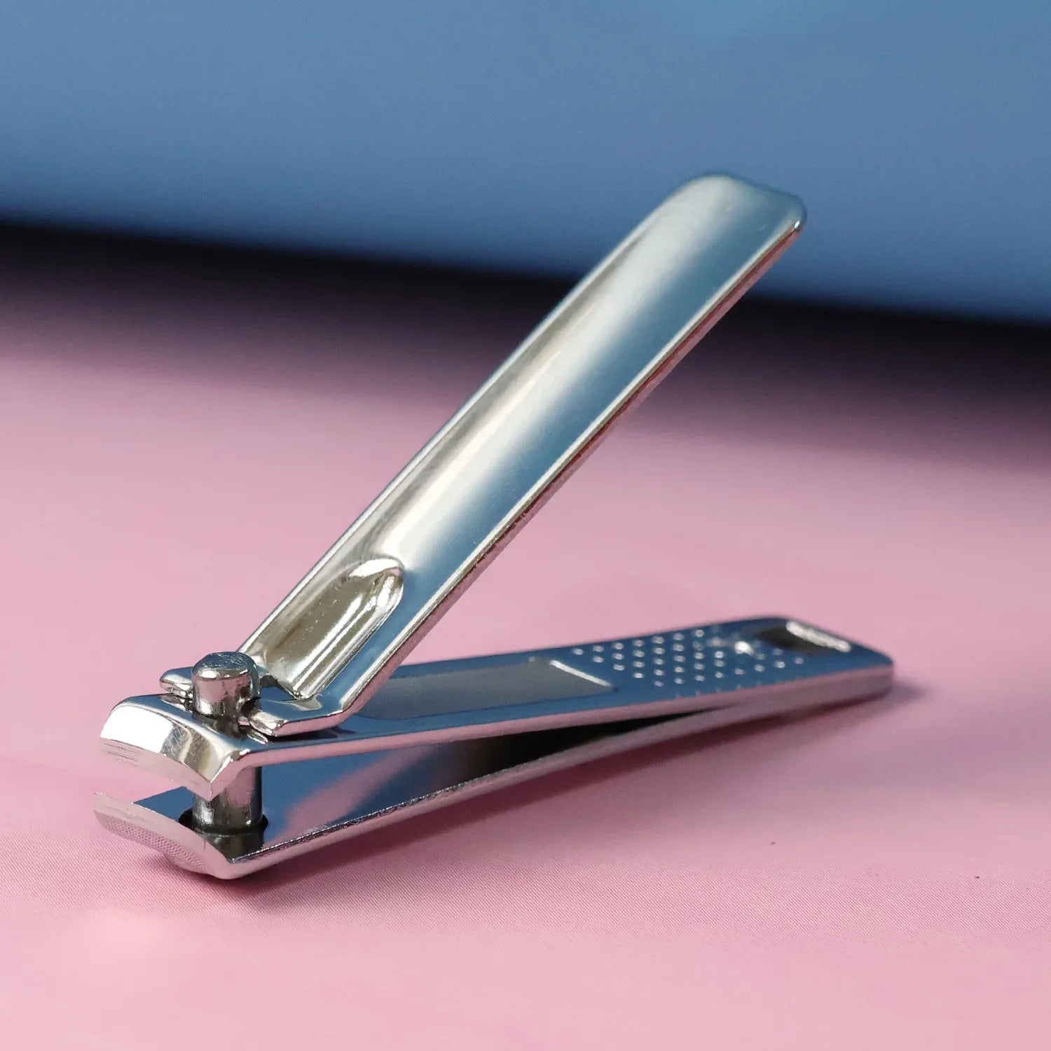 Cute Nail Clipper With Nail Catcher Nail File - Stainless Steel (1 Pc) - Zidbik
