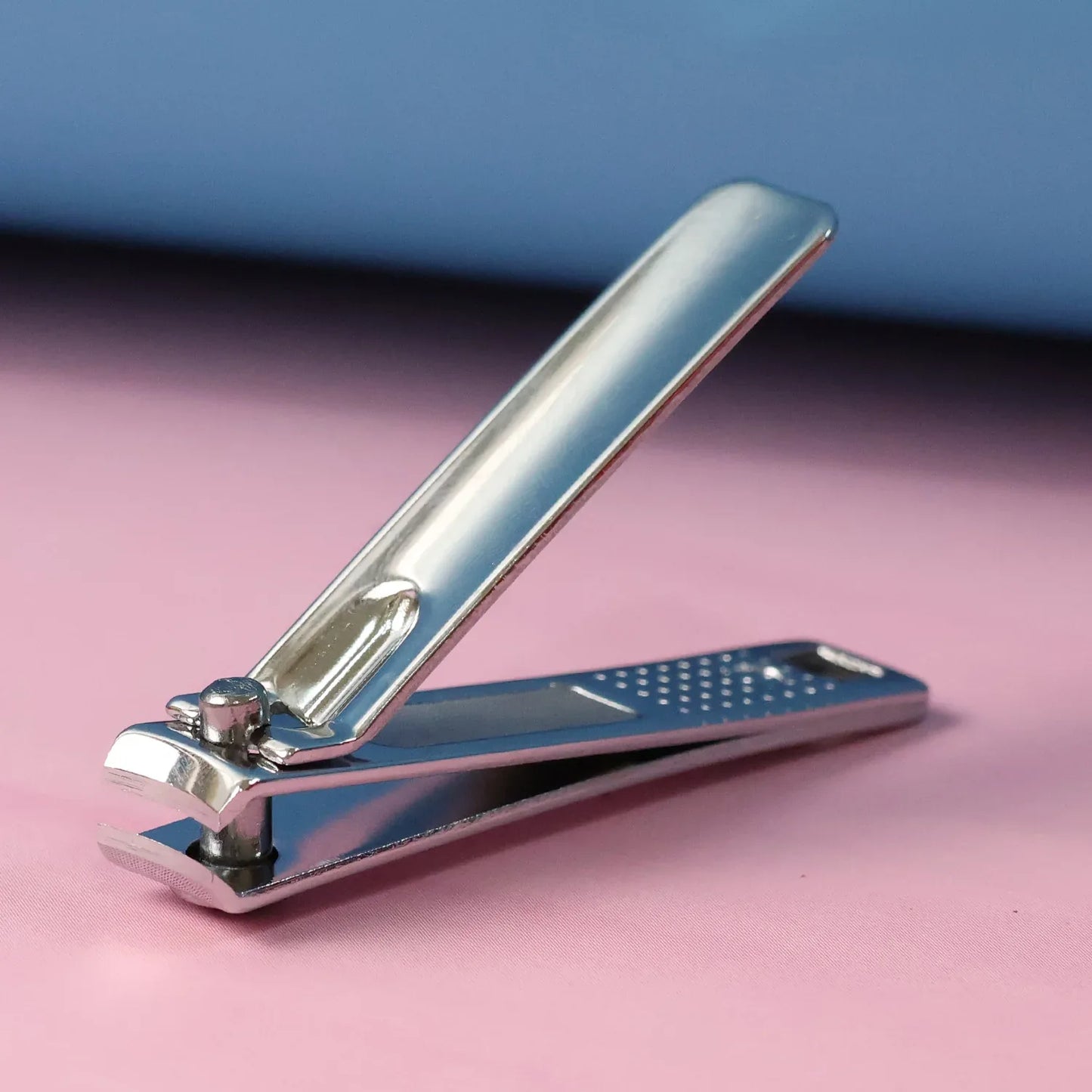 Cute Nail Clipper With Nail Catcher Nail File - Stainless Steel (1 Pc) - Zidbik