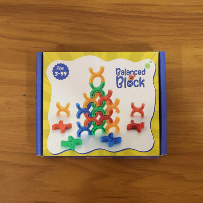 Balanced Block Colorful Interlocking Stacking Toy (1 Set) - Zidbik