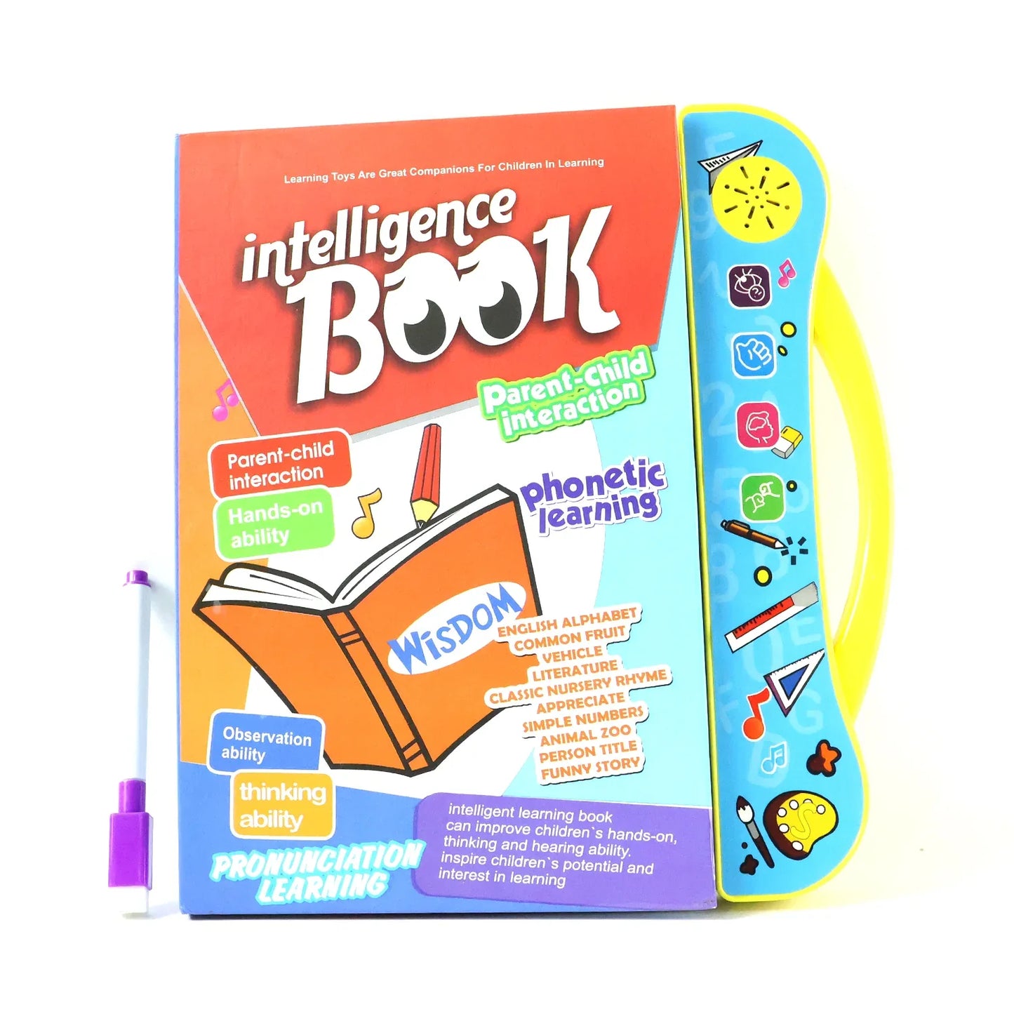 Interactive Intelligence Learning Book With Sound Phonics (1 Set) - Zidbik
