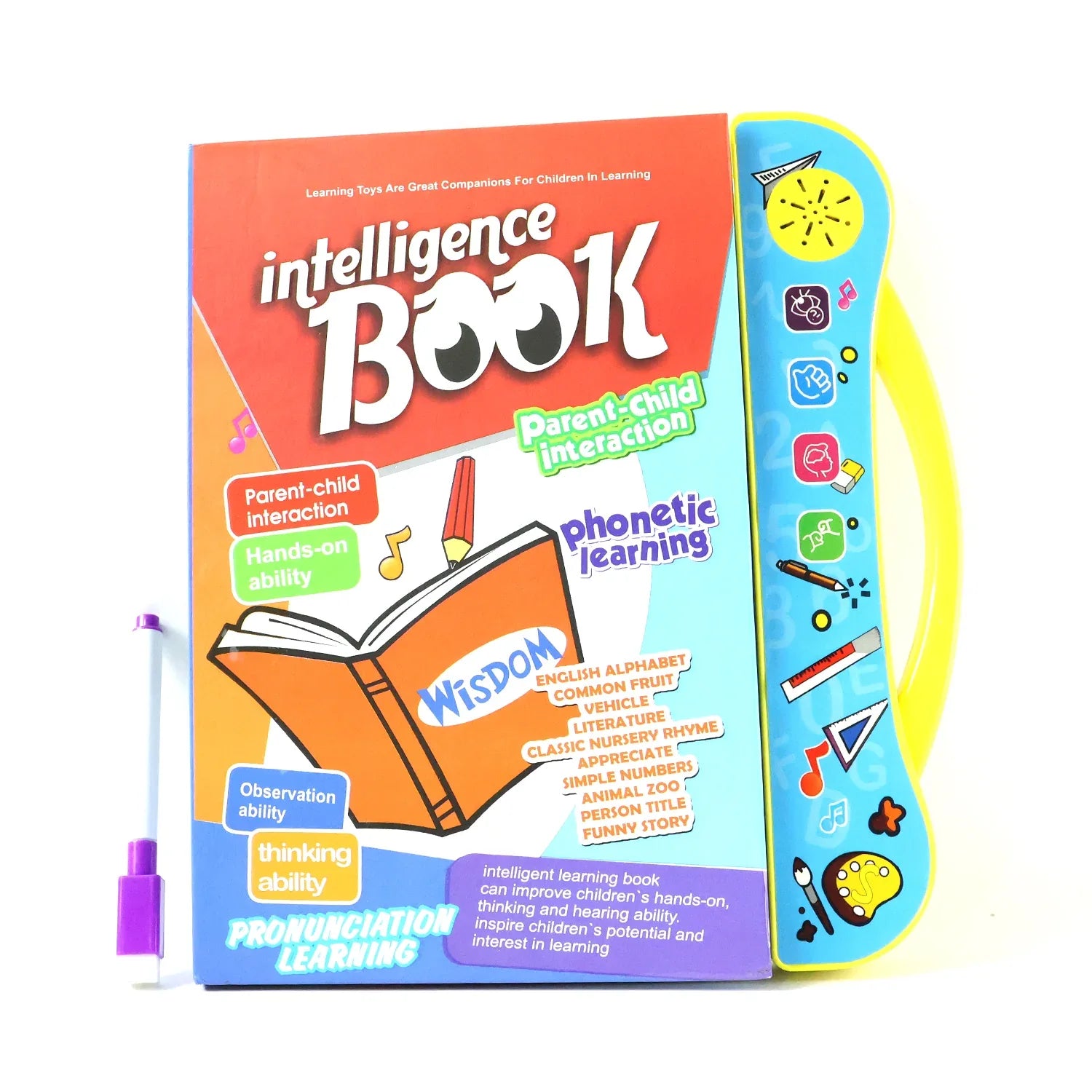 Interactive Intelligence Learning Book With Sound Phonics (1 Set) - Zidbik