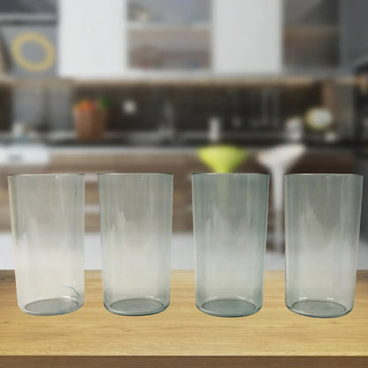 Apex Crystal Premium Jug With Lid  4 Pcs Glass (1500 Ml  300 Ml Approx  5 Pcs Set) - Zidbik