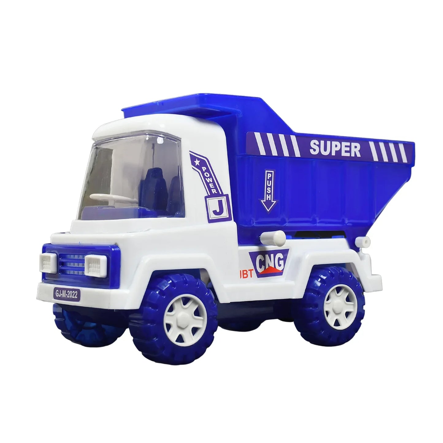 4485 Big Size Friction Powered Dumper Toy Truck For Kids. With Opening Container Feature. Strong Durable Plastic Material. Indoor Outdoor Play. Miniature Scaled Models Truck - Zidbik