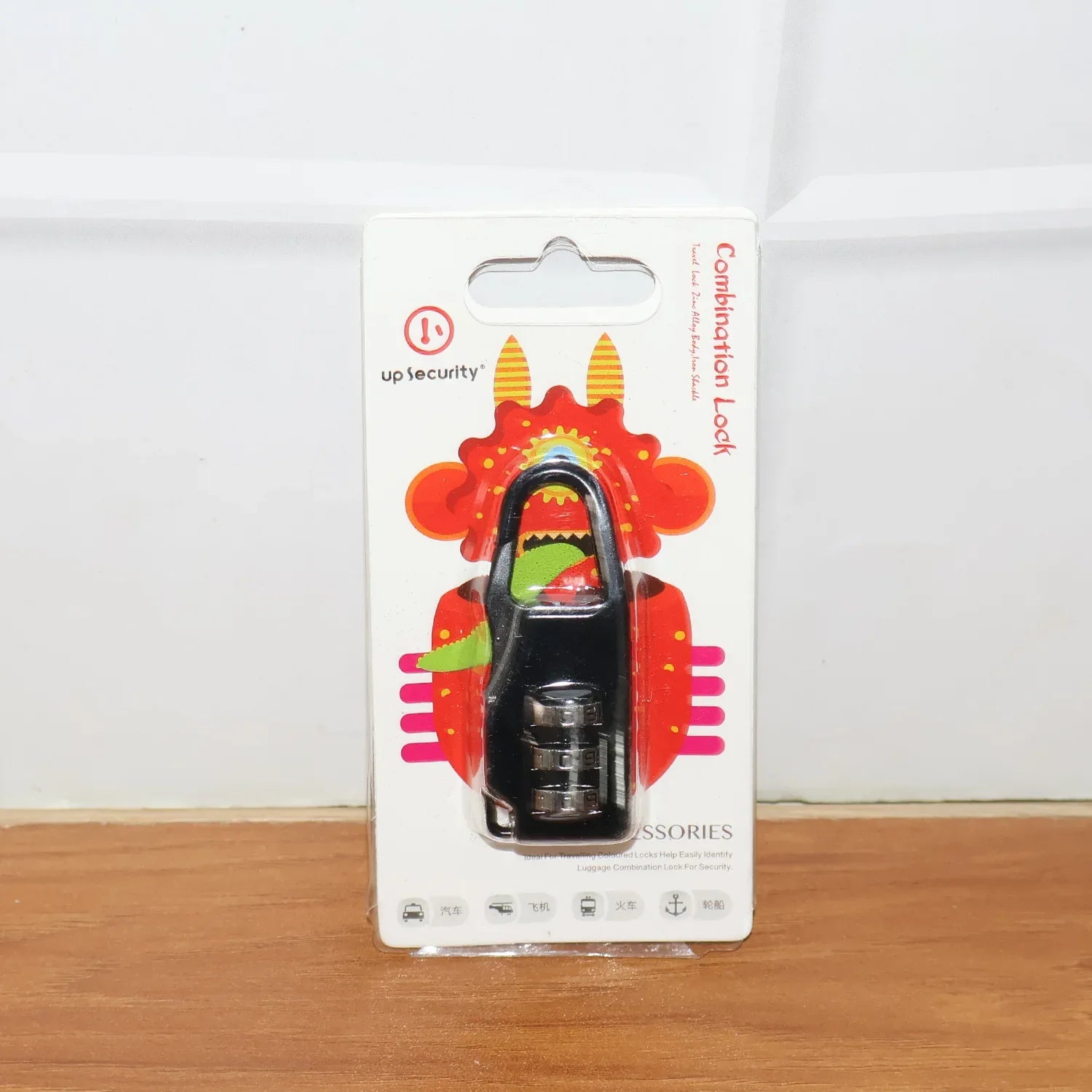 Secure 3-digit Combination Travel Lock (1 Pc) - Zidbik
