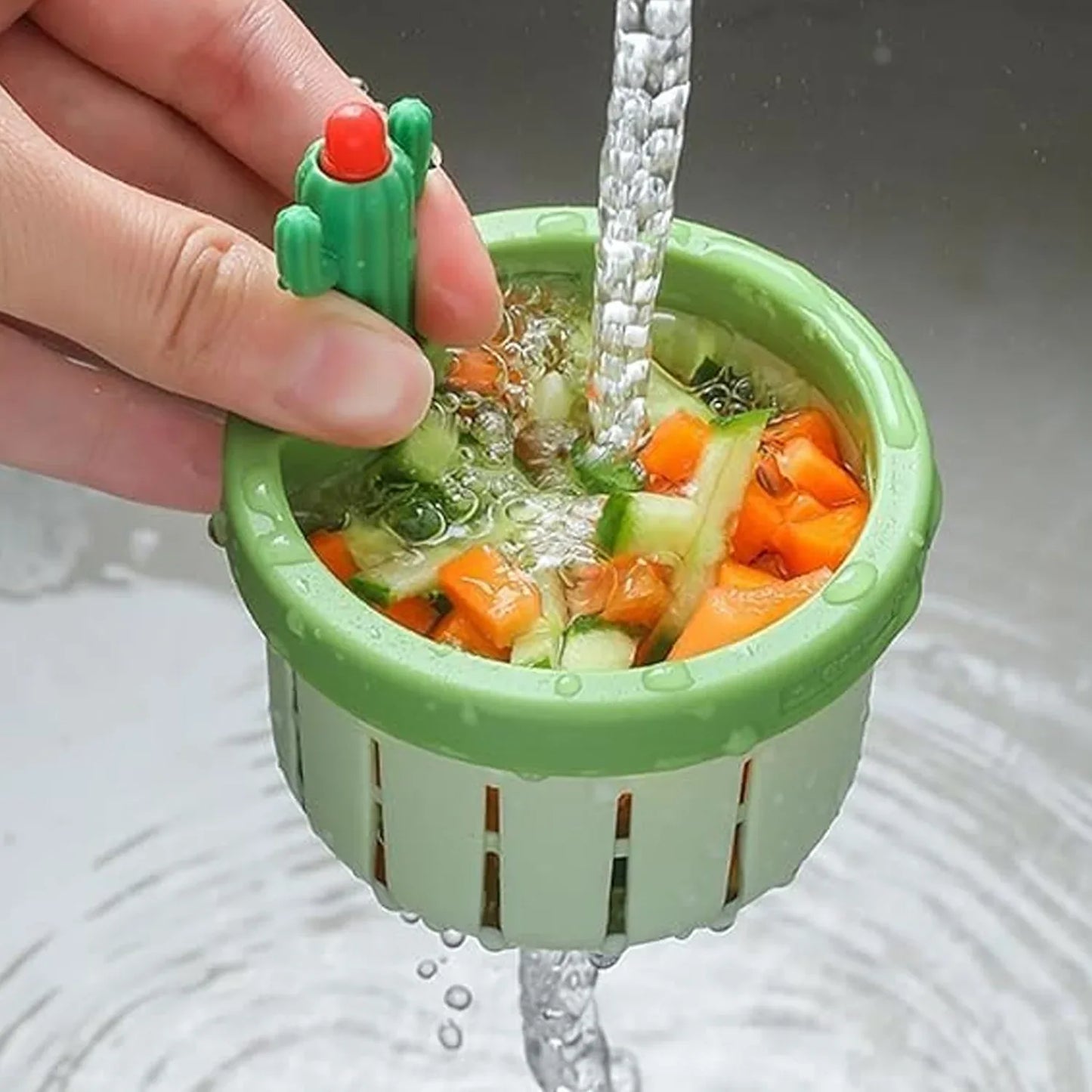 Plastic Kitchen Sink Drain Strainer (1 Pc) - Zidbik