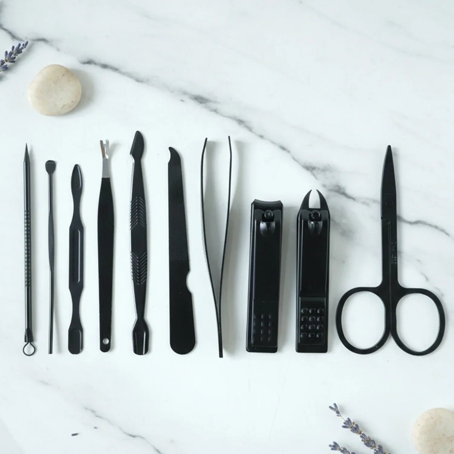 10 In 1 Professional Manicure Pedicure Grooming Kit - Zidbik