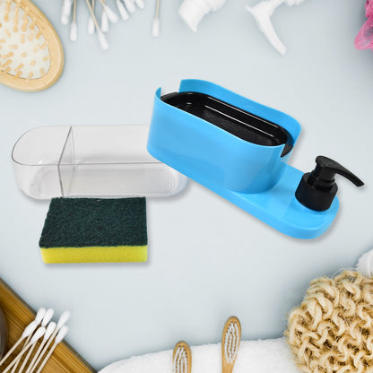 3 In 1 Dishwashing And Handwash Liquid Soap Dispenser (3 In 1 Dispenser) - Zidbik