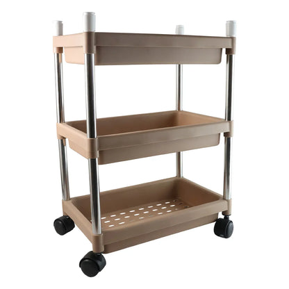 3-layer Multipurpose Storage Trolley - Zidbik