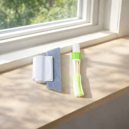 Multipurpose Window Surface Cleaning Tool Set (2 Pc) - Zidbik