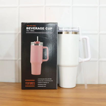 Premium Stainless Steel Vacuum Insulated Travel Mug (890ml 1 Pc) - Zidbik