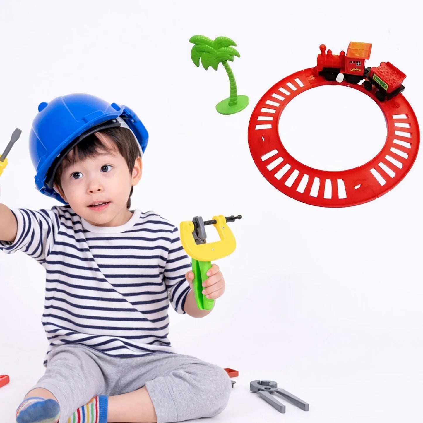 4470 World Express Mini Train Play Set For Kids - Zidbik