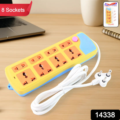 Multi Socket Extension Board (8 Socket 1 Pc) - Zidbik